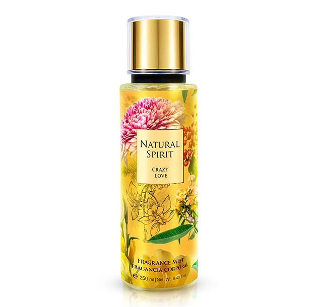 NATURAL SPIRIT BODY SPLASH CRAZY LOVE X 250 ML.